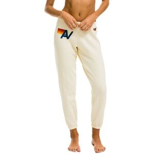 AVIATOR NATION - LOGO SWEATPANTS - VINTAGE WHITE
